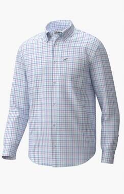NEW SOUTHERN POINT CO. boy's hadley luxe button down shirt in easter plaid